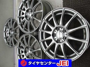 15インチ ラヴィリオン 6.5J+40 100 プリウス/ウィッシュ 中古アルミホイール【4本セット】送料無料(A15-4704）