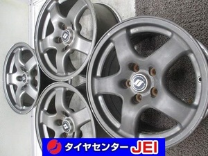 16インチ ニッサン BNR32 スカイライン純正 8J+30 114.3 中古アルミホイール【4本セット】送料無料(A16-4703）