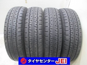 165R13 6PR 9-8.5分山 ダンロップ エナセーブバン01 2023/2022年製 中古タイヤ【4本】送料無料(M13-6188）