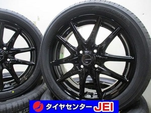 15インチ ヨコハマ ウェッズ 165/55R15 4.5J+45 100 軽自動車 新品タイヤアルミホイール【4本セット】 送料無料(MA15-3966）