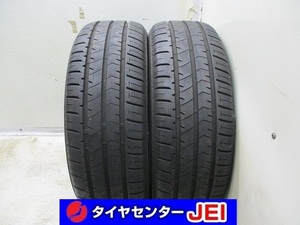 215-55R17 8.5分山 ブリヂストン エコピアNH100RV 2019年製 中古タイヤ【2本】送料無料(M17-6209）