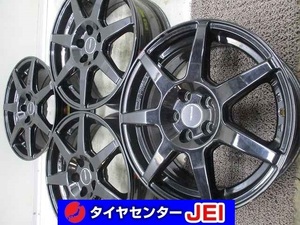 16インチ テクマグ TECMAG 6.5J+38 100 中古アルミホイール【4本セット】送料無料(A16-4713）