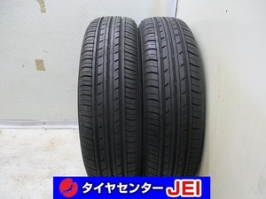 155-65R14 9分山 ヨコハマ ブルーアースES32 2023年製 中古タイヤ【2本】送料無料(M14-6290）