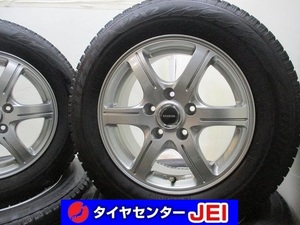 15インチ VRX2 195/65R15 6J+45 114.3 セレナ/アクセラ 中古スタッドレスタイヤホイール4本セット送料無料(SA15-4001）