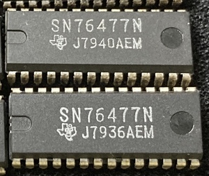中古　サウンドジェネレータIC　SN76477N 2個