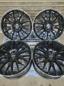 ■レイズ ホムラ 2×9プラス 20インチ 8.5J 5H114.3 +38 4本セット 美品中古■