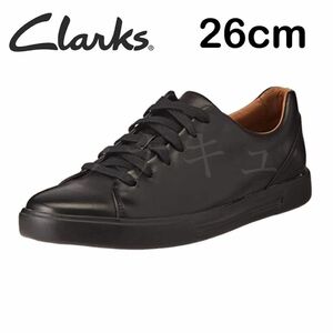 ☆試着のみ☆ Clarks クラークス アンコスタレース レザースニーカー　26cm 革靴　ジャケパン　オフィスカジュアル