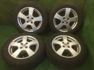 アクア等に!! トヨタ純正AW 15ｘ5.5J PCD100 2022年製 SEIBERLING SL201 185/60R15 夏タイヤ 売切!!