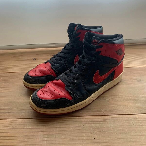 ナイキ ジョーダン1 NIKE AIR JORDAN 1 RETRO BRED 2001 28cm 136066-061 