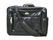 (D) Samsonite サムソナイト ブリーフケース ブラック 2way バッグ (ma)_画像1