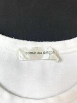 (D) COMME des GARCONS コムデギャルソン 半袖 Tシャツ ホワイト 送料250円_画像3