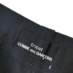 (D) tricot COMME des GARCONS トリココムデギャルソン 17AW ウール ワイド パンツ M ブラックの画像3