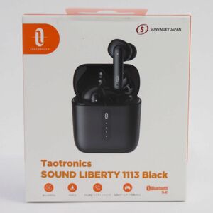 106【未開封】TaoTronics/タオトロニクス SoundLiberty1113 ブラック TT-BH1113 完全ワイヤレスイヤホン 防水 Bluetooth5.2