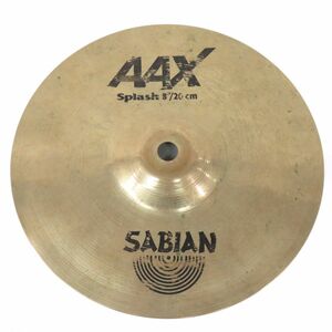 095 SABIAN セイビアン AAX Splash スプラッシュ シンバル 8" 本体のみ ※現状品