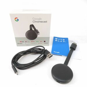 106 Google グーグル Chromecast クロームキャスト GA00439-JP チャコール ※中古