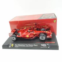 074 Hot wheels ホットウィール Ferrari SPANISH EDITION F2008 Shell #1(レッド) L8780 1/18スケール ミニカー　※中古_画像1