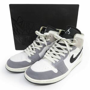 153s NIKE ナイキ AIR JORDAN 1 MID SE CRAFT エアジョーダン ミッド DZ4136-002 US9.5 27.5cm 箱有 ※中古