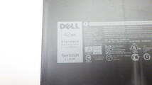 新入荷　DELL　Latitude 7000 7280 7480など用　純正バッテリー　DJ1J0　11.4V　42Wh　ケーブル付　中古動作品 _画像3