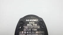 HiKOKI 純正バッテリー BCL715 7.2V 11Wh 　中古未テストジャンク品_画像4