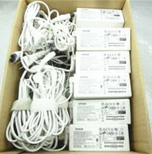  several stock 50 piece summarize!! EPSON AC adapter A461H 24V 1A 24W glasses cable attaching PX-S05B PXS05W GT-X830 GT-X820 etc. for used operation goods 
