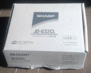  sharp telephone machine cordless cordless handset 1 pcs JD-G32CL