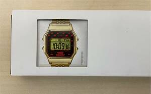 新品未使用品 TIMEX 80 スペースインベーダー コラボモデル TW2V30100 金 時計 ウォッチ 腕時計