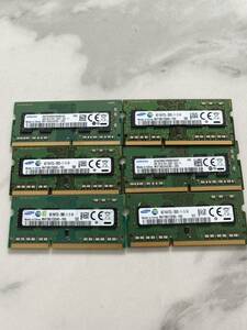 ★3A★作動品★SAMSUNG 1R×8 PC4-2400T 4GB /PC3L-1200S 4GB★6枚セット★合計24GB