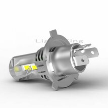 送料無料 1年保証 ヤマハ トリッカー DG16J ポン付最強クラス LED ヘッドライト 15000LM バルブ H4 Hi/Lo 6500K 車検対応_画像3