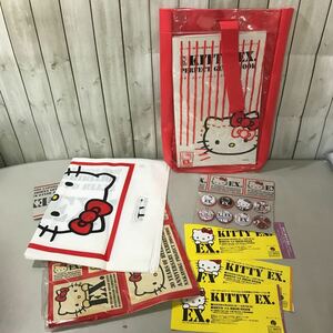 ●ハローキティ 誕生30周年記念展 KITTY EX. グッズ セット●オフィシャルガイドブック/缶バッジ/シール/キティちゃん/まとめて★A3009-3