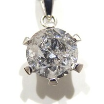 美品★プラチナ Pt900 大粒 一粒 ダイヤモンド 1.00ct ペンダントトップ ペンダントヘッド★_画像3