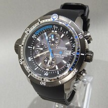 良品★CITIZEN PROMASTER AQUALAND BJ2120-07E Eco-Drive ソーラー メンズ 腕時計 B740-S061881 プロマスター アクアランド シチズン★_画像2