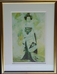 Art Auction ･ लेखक का नाम: योशियो त्सुरुओका पेंटिंग विधि: स्प्रिंग तकनीक: लिथोग्राफ लिमिटेड (184/280) जीटी54 एचआईओ-2-आर4-5-20, कलाकृति, छपाई, लिथोग्राफ, लिथोग्राफ