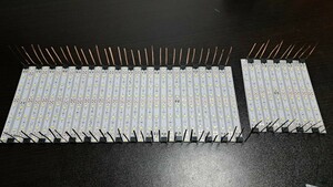 送料無料! 鉄道模型 nゲージ 自作 白色 LED led 室内灯 40両用＋予備2本 通勤型電車 近郊型電車 特急形電車 テープLED 点灯確認済み(2)