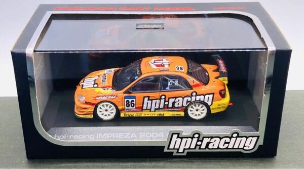 1/43 hpi racing インプレッサ IMPREZA 2004 #86 ミニカー