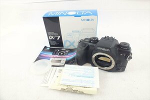 ☆ MINOLTA ミノルタ α-7 フィルム一眼レフ シャッター切れOK 中古 240102M4160