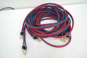 ☆ AXD SPEAKER CABLE 400 CORE 2MX4本 スピーカーケーブル 中古 現状品 240207M4243