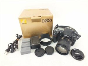 ♪ Nikon ニコン D200 デジタル一眼レフ AF-S 18-70mm 3.5-4.5 G 光学機器 中古 現状品 240111Y7030