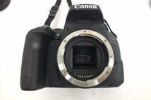 ◆ Canon キャノン EOSKISS X9i デジタル一眼レフ 18-55mm 1:4-5.6 55-250mm1:4-5.6 動作確認ok 中古 240209M5186_画像2