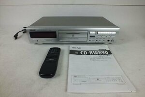 ★ TEAC ティアック CD-RW890 CDプレーヤ 中古 現状品 240201Y6078