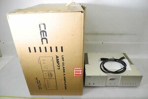 ▼ C.E.C AMP71 アンプ 中古 現状品 240105K2066