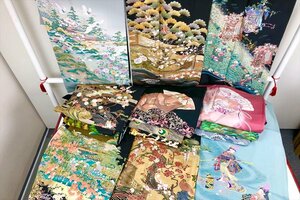 ◎リサイクル着物 まとめ15点 黒留袖 色留袖 美品・未使用品有 京友禅 刺繍 金彩 作家物有 フォーマル 中古品 和ものや傳 A0217