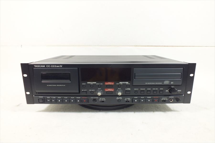 Yahoo!オークション -「tascam cc-222」(一般) (カセットデッキ)の落札 