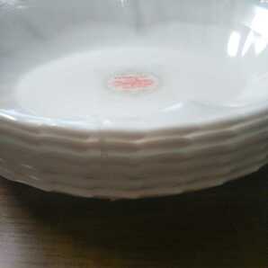 【送料無料】ヤマザキ春のパン祭り山崎春のパンまつり 1996年白いファンタジーボウル6枚セット 白い皿 ファンタジーボールの画像3