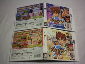 3DS Inazuma eleven GO car in + Inazuma eleven GO dark bargain 2 pcs set ( case * operation explanation seat attaching )