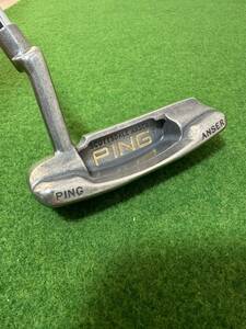 送料無料！レア PING ピン SCOTTSDALE ANSER スコッツデール アンサー スチールシャフト 約34インチ ビンテージパター made in usa ★r44