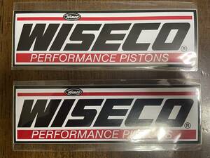 新品 WISECO PERFORMANCE PISTONS ワイセコステッカ- 160×50mm ２枚 \1,000即決
