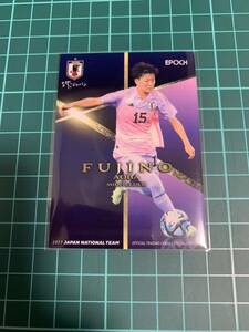 2023EPOCH サッカー日本代表 50 なでしこジャパン 藤野あおば 