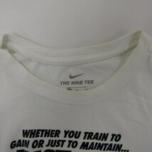 ナイキ Tシャツ 半袖 ドライフィット スポーツウエア トップス 白 メンズ Mサイズ ホワイト NIKE_画像4