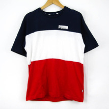プーマ Tシャツ 半袖 コットン100% スポーツウエア トップス 赤 メンズ Sサイズ レッド PUMA_画像1