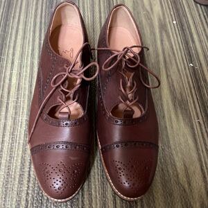  новый товар ing кожа обувь Brown 23